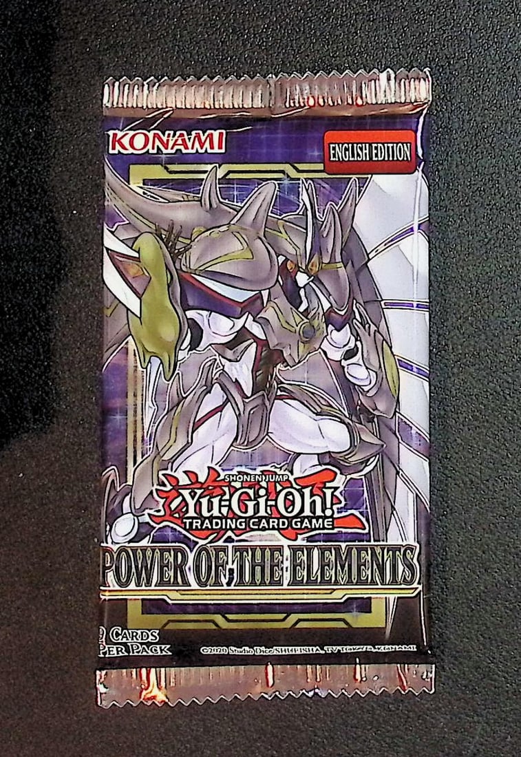 2020 Konami Yu-Gi-Oh! Power of the Elements Retail Box Pack, English Edition (1 of 1)
