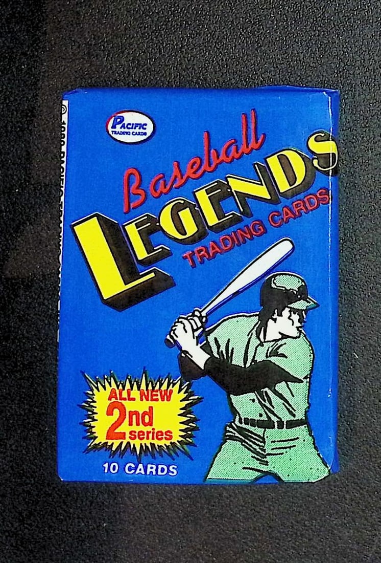 1989 Pacific Legends Series 2 Vintage Baseball Cards Retail Wax Pack (1 of 1)