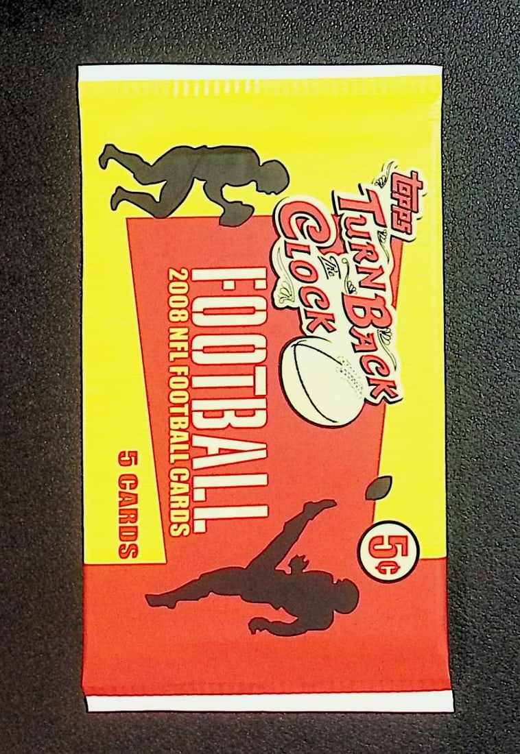 2008 Topps Turn Back the Clock Retail Box Football Card Pack: Topps Football NFL Trading & Sports Cards, Sports Cards for Sale Near Me, Super Bowl & Hall of Fame Players