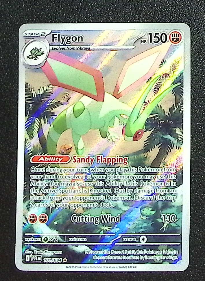 Pokemon Phantasmal Flames Flygon Illustration Rare #101 (1 of 2)
