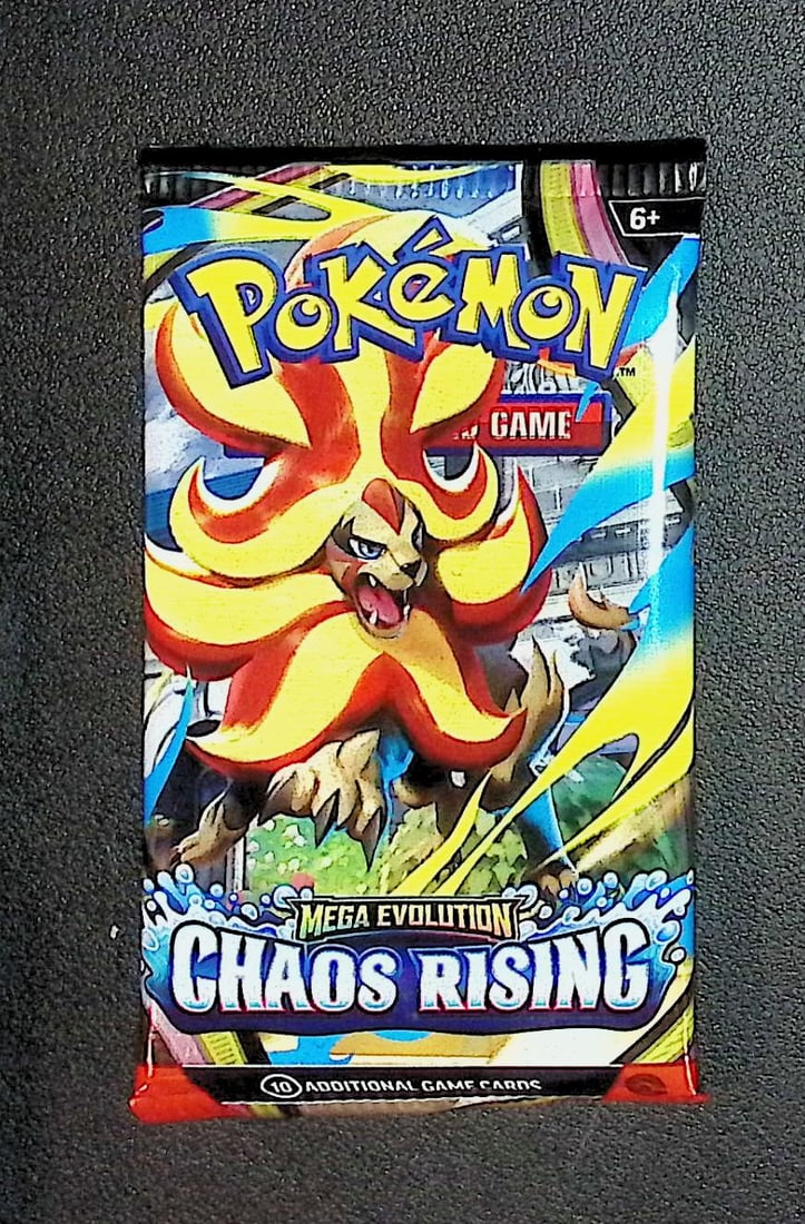 2026 Pokemon Chaos Rising 10 Card Booster Pack Charizard Pikachu Holo Rare Cards: Pokemon Trading Card Game Cards, Charizard, Pikachu, Mewto, EX, Referse Holo, Holo Rare Cards, Secret Rare Cards, Full Art Cards, Evee, 3 Stars Ultra Rare Cards, Double Rare, Illustration Rare, Specia