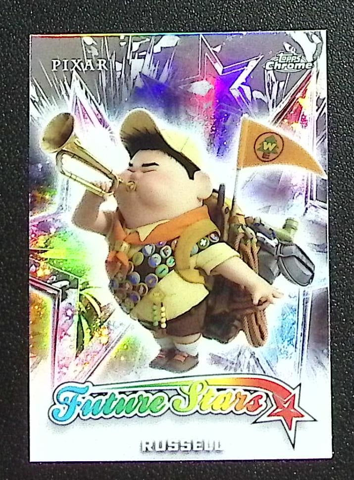 Russell Future Stars 2026 Topps Chrome Disney #FS-10 Up: Disney Memorabilia, TV & Movies, Entertainment for Kids, Animation, Cars, Snow White, Cinderella, Disney World, Disney Land, Walt Disney, Mickey Mouse, Minnie Mouse, Mousketeer.