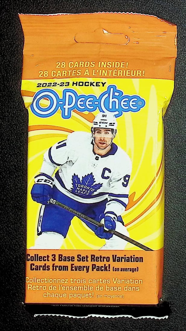 2022-'23 O Pee Chee HANGER VALUE FAT PACK NHL Trading Cards Stanley Cup (1 of 1)