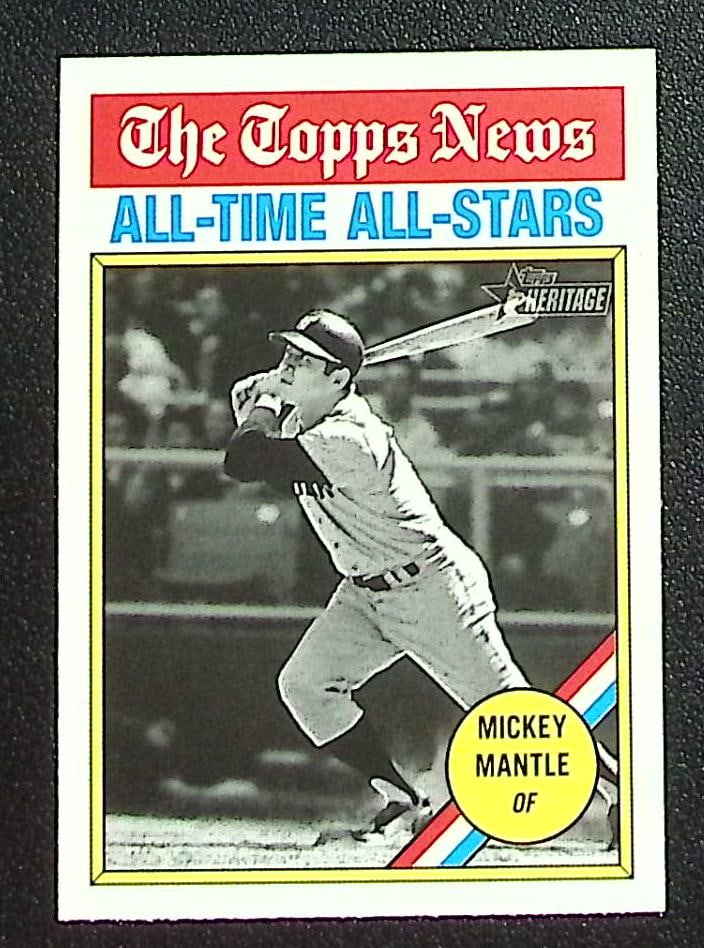 Mickey Mantle 2025 Topps Heritage #349 New York Yankees (1 of 2)