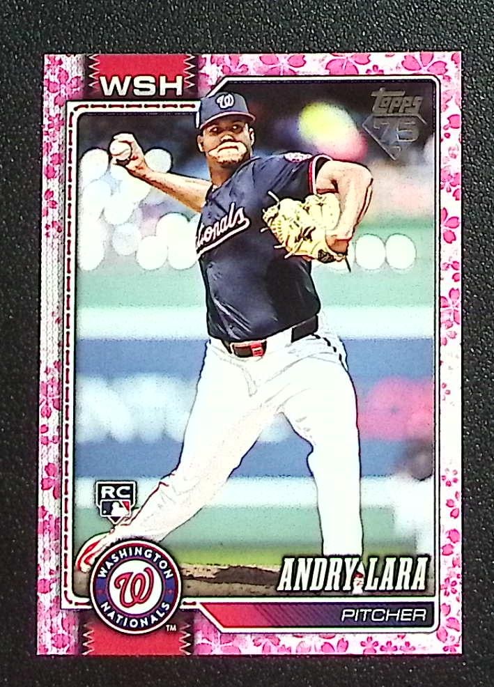 Andry Lara Rookie Card Cherry Blossom /99 2026 Topps #36 (1 of 2)