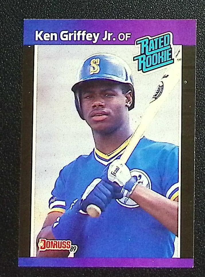 Ken Griffey Jr. Rookie Card 1989 Donruss #33 Seattle Mariners: Donruss Baseball MLB Trading & Sports Cards, Sports Cards for Sale Near Me, Prizm, Mosaic, Select, SP, SSP, Auction Memorabilia Lots for Sale On Line, World Series & Hall of Fame Players, Diamond King