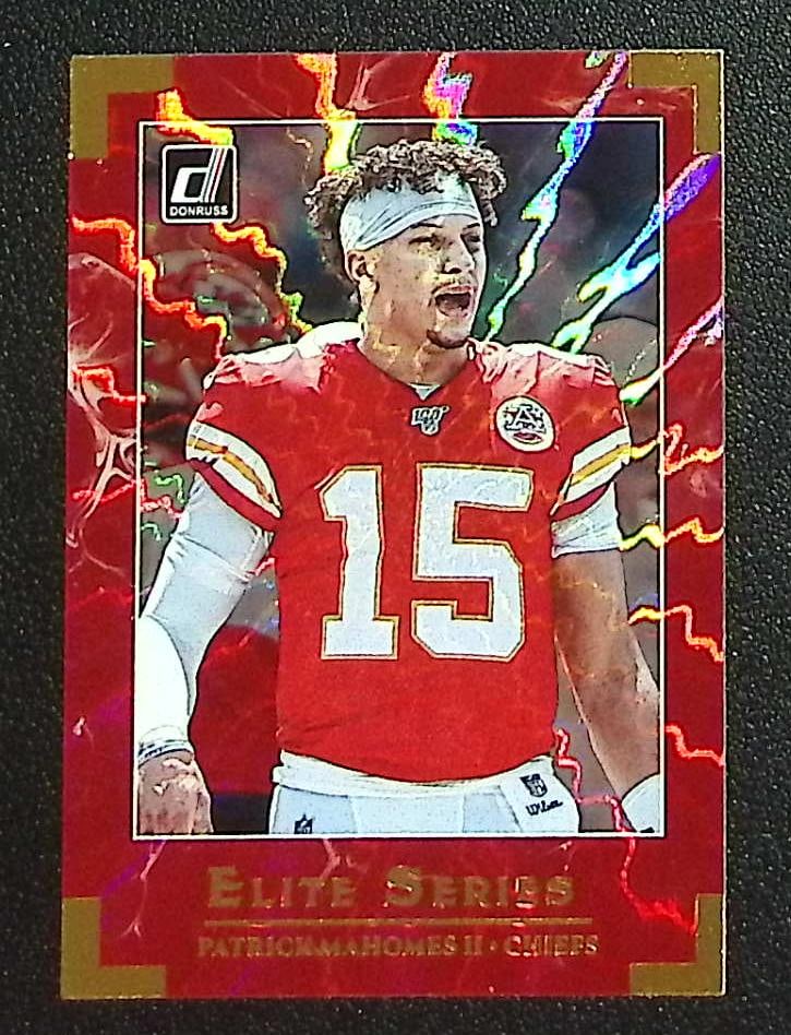 Patrick Mahomes Elite Series 2020 Donruss #ES-PM Kansas City Chiefs: Panini Select, Prizm, Mosaic, Contenders, Zenith, Phoenix, Illusions, Absolute, Rookie NFL Sports Trading Cards, SP, SSP, Cards, Football Cards for Sale Near Me, Superbowl & Hall of Fame Player Cards,
