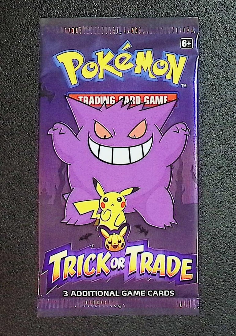 1 - Pokemon Trick or Trade Retail Box Pack: Pokemon Trick or Trade Retail Box Packs, Pikachu, Houndoom, Halloween Pokemon Cards