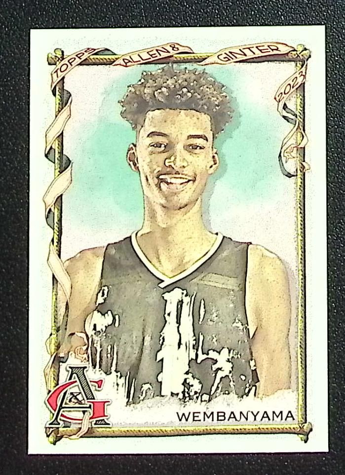 Victor Wembanyama 2023 Allen & Ginter #271 Basketball Player, San Antonio Spurs (1 of 2)