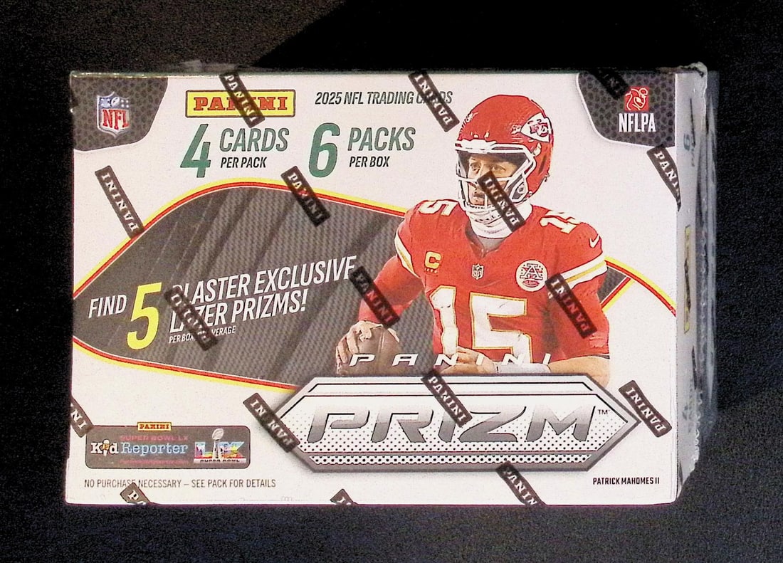 2025 Panini Prizm Football BLASTER BOX - Jaxson Dart, Cam Skattebo, Travis Hunter, Emeka Egbuka: Panini Rookie Football NFL Trading & Sports Cards, Rookie Cards in This Set are Jaxson Dart, Cam Ward, Shedeur Sanders, Cam Skattebo, Travis Hunter, Football & Sports Cards for Sale Near Me, Silver, W