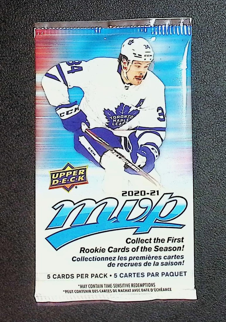 2020-21 Upper Deck MVP Hockey Card BLASTER BOX PACK Sports Cards (1 of 1)