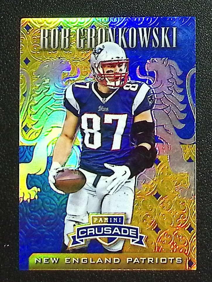 Rob Gronkowski Crusade 2015 Rookies & Stars #C38: Panini Select, Prizm, Mosaic, Contenders, Zenith, Phoenix, Illusions, Absolute, Rookie NFL Sports Trading Cards, SP, SSP, Cards, Football Cards for Sale Near Me, Superbowl & Hall of Fame Player Cards,