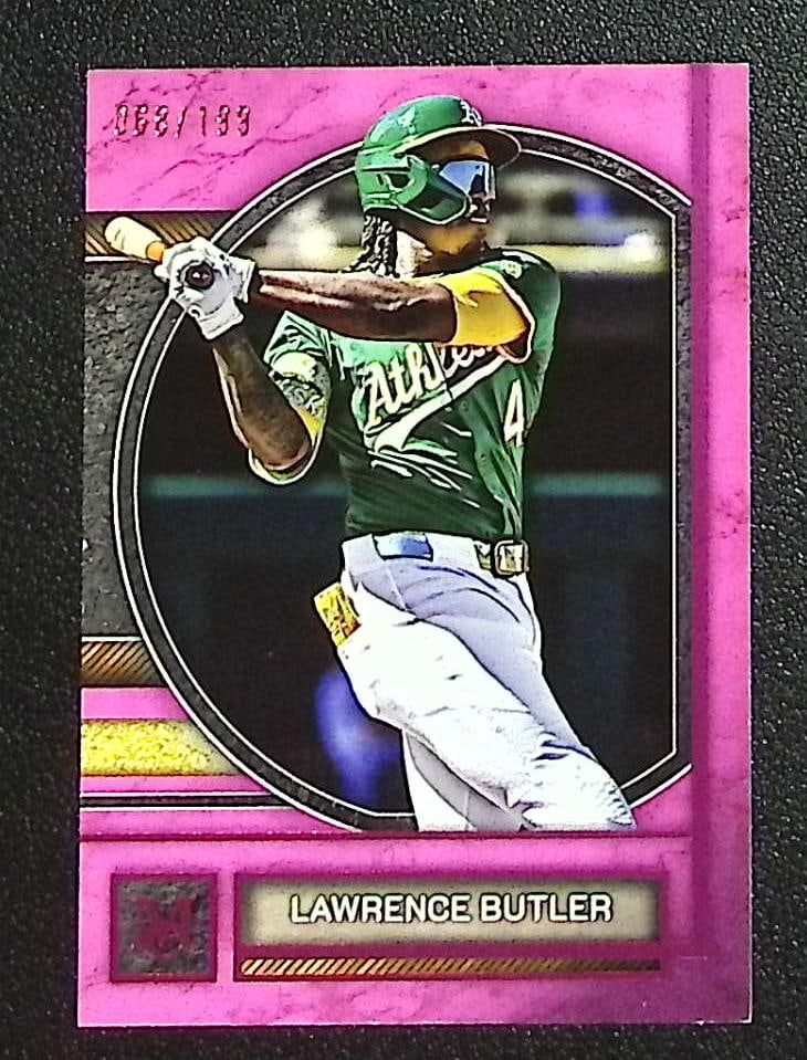 Lawrence Butler Pink /199 2025 Topps Museum Collection #25 Oakland Athletics: Topps Baseball MLB Trading & Sports Cards, Sports Cards for Sale Near Me, World Series & Hall of Fame Players Memorabilia, Refractors, X-Fractors, Numbered, SP, SSP, Valuable Auction Memorabilia Lots 