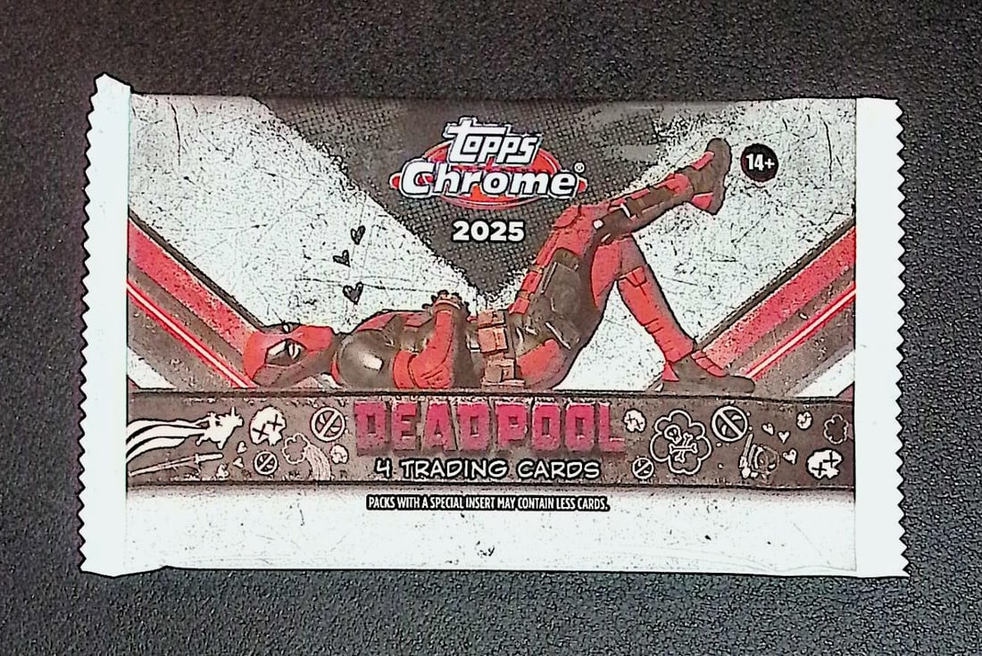 2025 Topps Chrome Marvel Deadpool Value/Blaster Box Pack (1 of 1)