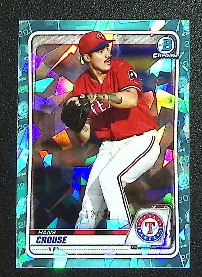 Hans Crouse Aqua /20 2020 Bowman Chrome Draft Sapphire #BD-6: Topps Football NFL Trading Sports Cards, Sports Cards for Sale Near Me, Super Bowl & Hall of Fame Player Cards, Resurgence, Composite, SP, SSP, Valuable Auction Memorabilia Lots For Sale On Line