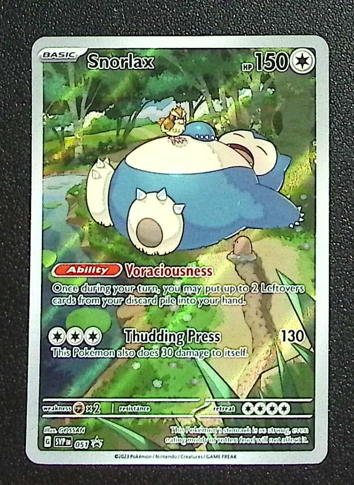 Pokemon Scarlet & Violet Promo 151 ETB Snorlax #51: Pokemon Trading Card Game Cards, Charizard, Pikachu, Mewtwo, Reverse Holo, Holo Rare, Secret Rare Cards, Full Art Cards, Eevee, Ultra Rare Card, Illustration Rare, Special Illustration Rare SIR