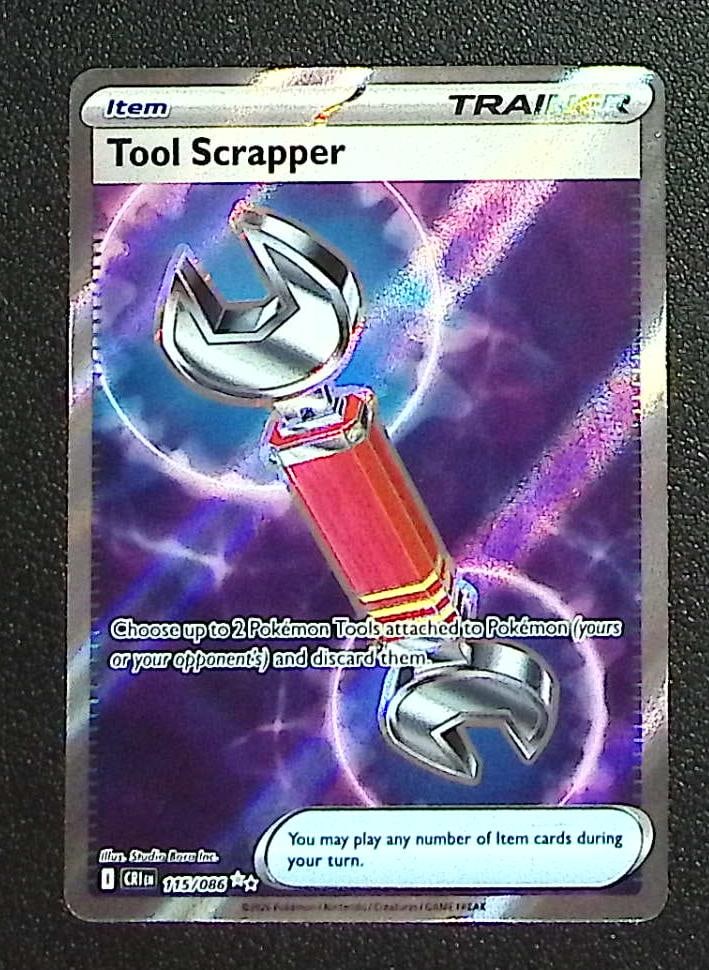 Pokemon Chaos Rising Tool Scraper Full Art #115: Pokemon Trading Card Game Cards, Charizard, Pikachu, Mewtwo, Reverse Holo, Holo Rare, Secret Rare Cards, Full Art Cards, Eevee, Ultra Rare Card, Illustration Rare, Special Illustration Rare SIR