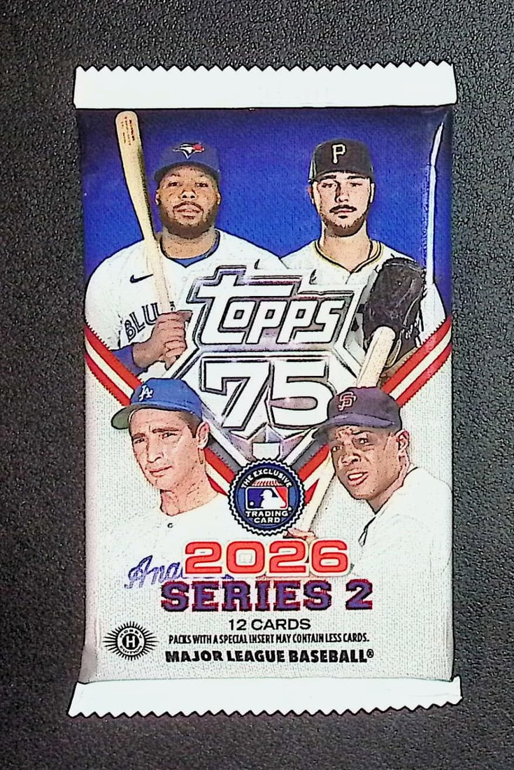 2026 Topps Series 2 Baseball 75th Anniversary HOBBY BOX PACK (1 of 1)