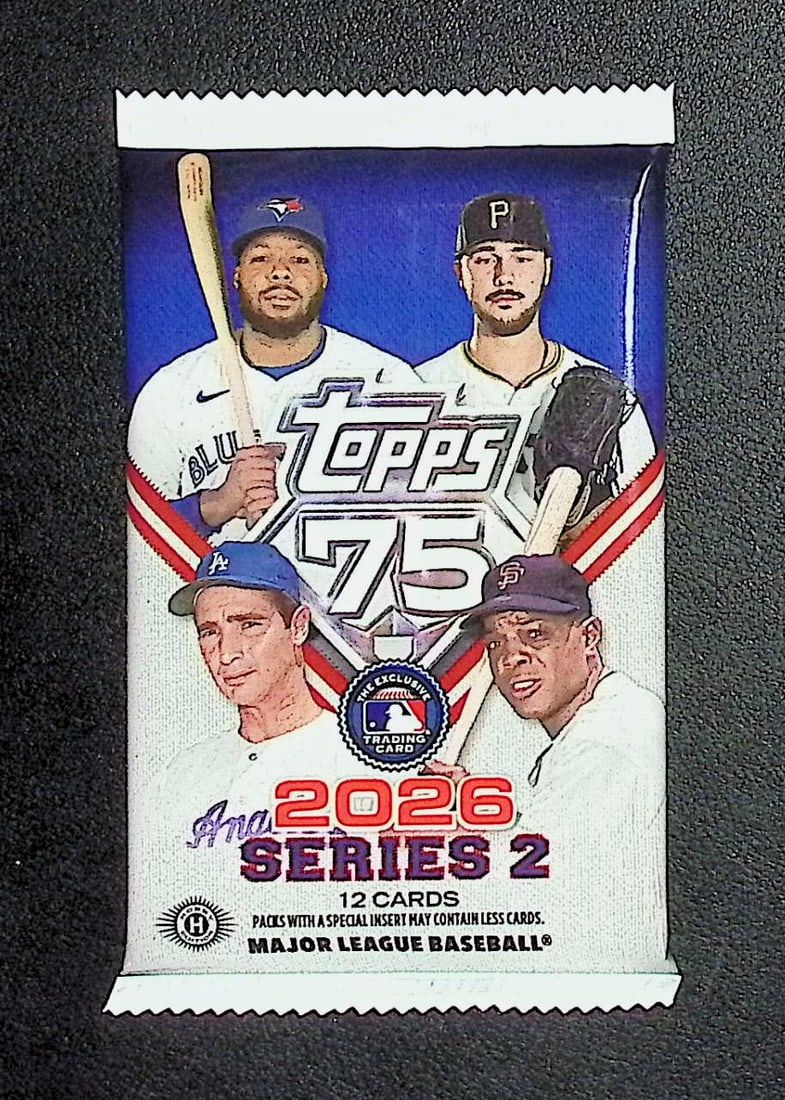 2026 Topps Series 2 Baseball 75th Anniversary BLASTER BOX PACK (1 of 1)