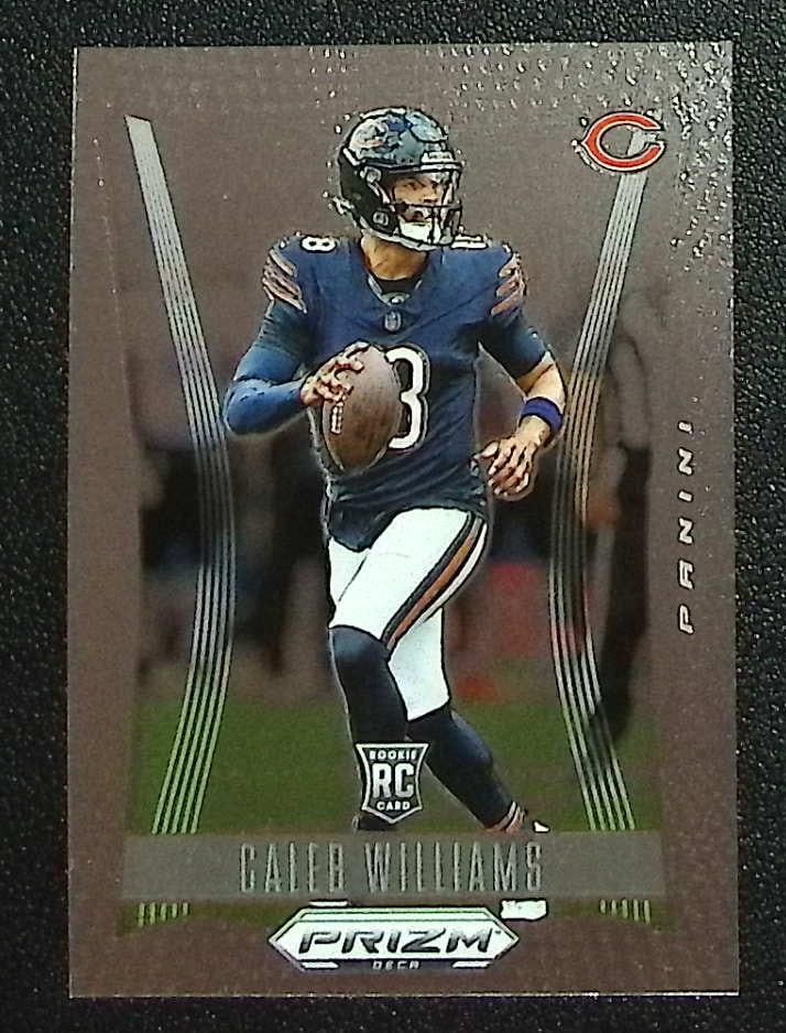 Caleb Williams Rookie Card 2024 Panini Prizm Deca #54 Chicago Bears: Panini Select, Prizm, Mosaic, Contenders, Zenith, Phoenix, Illusions, Absolute, Rookie NFL Sports Trading Cards, SP, SSP, Cards, Football Cards for Sale Near Me, Superbowl & Hall of Fame Player Cards,