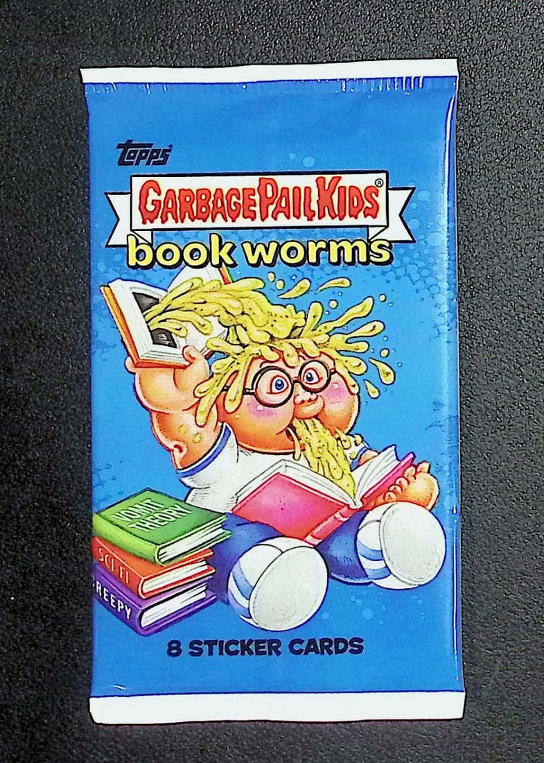 2022 Gargage Pail Kids Bookworms Mega Box Pack: Numbered Cards, Wave Parallels, Topps Trading Cards Sold on Line, Auction Lots for sale on line, Trading Card Stickers