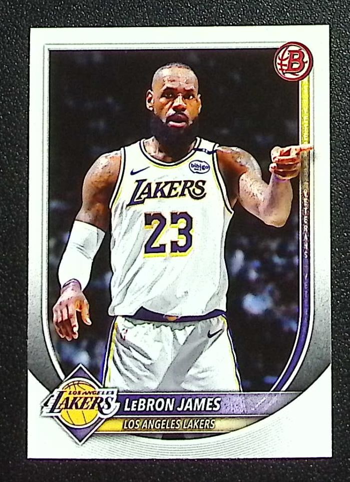 LeBron James 2025-26 Bowman #121 Los Angeles Lakers (1 of 2)