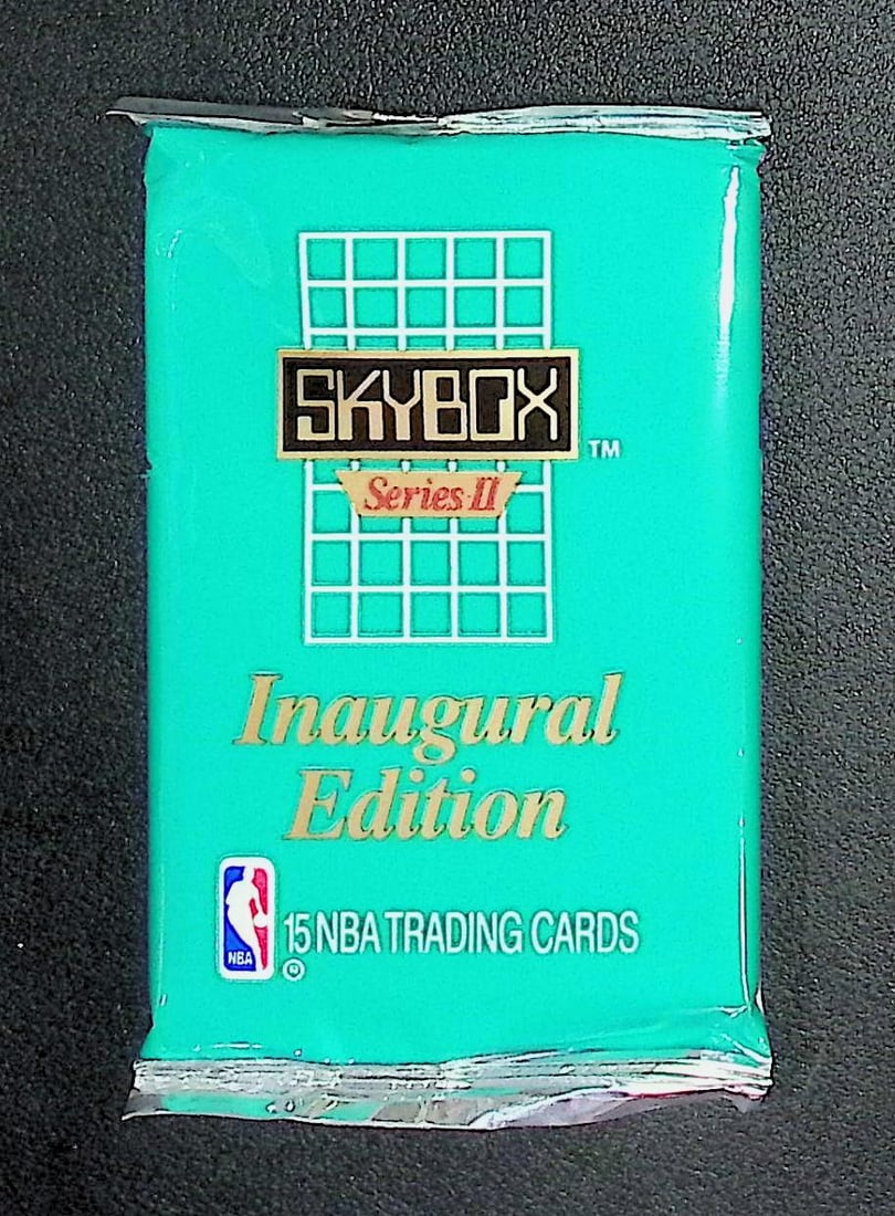 1990 Skybox SERIES 2 Innaugural Edition Basketball Vintage Basketball Retail Box Wax Pack (1 of 1)