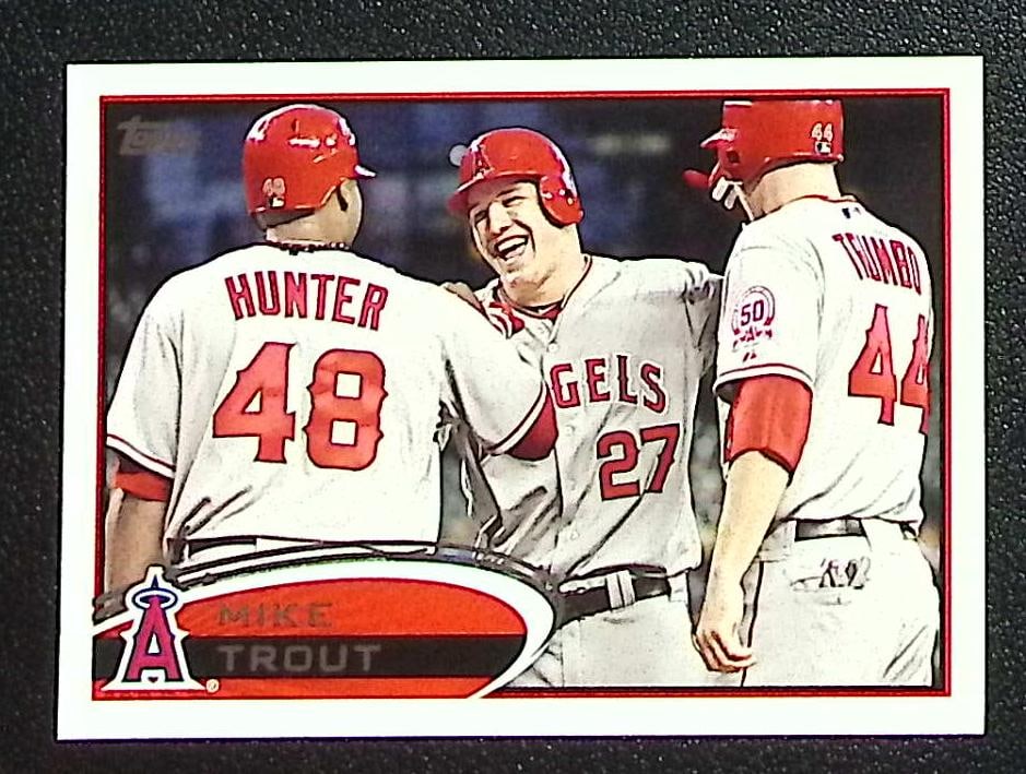 Mike Trout 2012 Topps #446 Los Angeles Angels: Topps Baseball MLB Trading & Sports Cards, Sports Cards for Sale Near Me, World Series & Hall of Fame Players Memorabilia, Refractors, X-Fractors, Numbered, SP, SSP, Valuable Auction Memorabilia Lots 