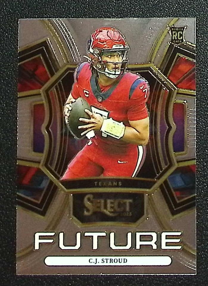 Cj Stroud Rookie Card Future 2023 Select #FUT-CST Houston Texans (1 of 2)