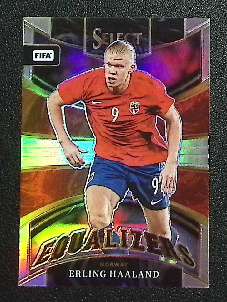 Erling Haaland Equalizers Silver Prizm 2022-23 Select FIFA #12 Norway (1 of 2)