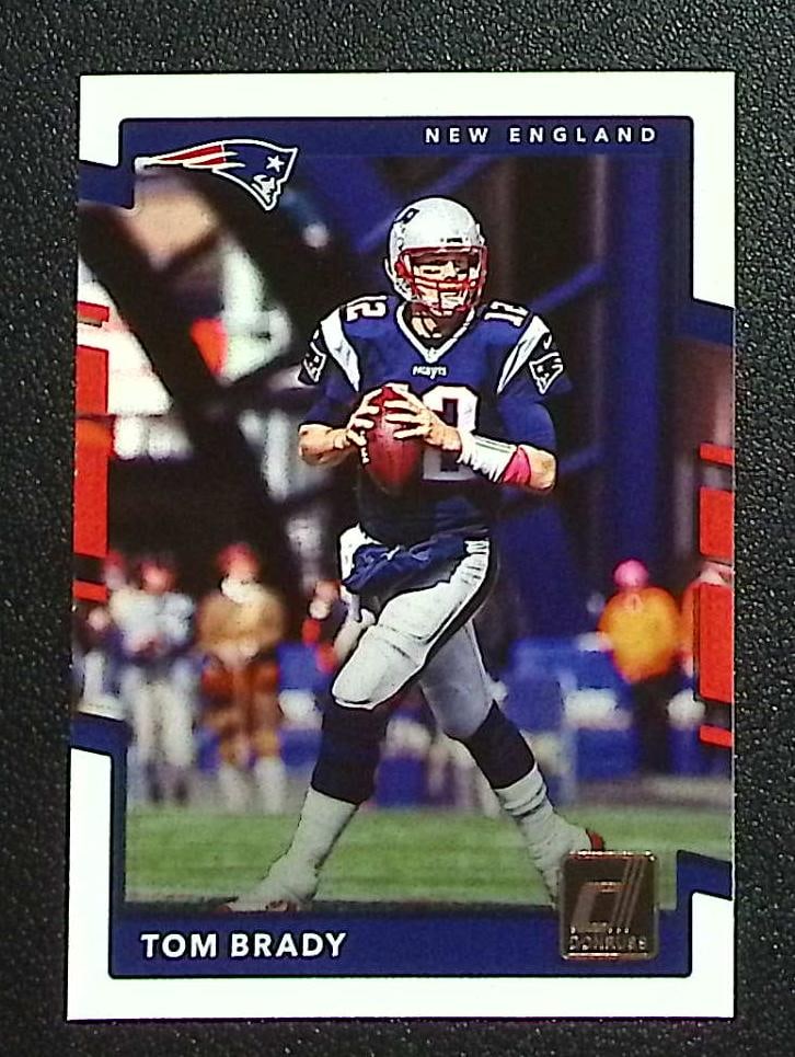 Tom Brady 2017 Panini Donruss #64 New England Patriots: Panini Select, Prizm, Mosaic, Contenders, Zenith, Phoenix, Illusions, Absolute, Rookie NFL Sports Trading Cards, SP, SSP, Cards, Football Cards for Sale Near Me, Superbowl & Hall of Fame Player Cards,