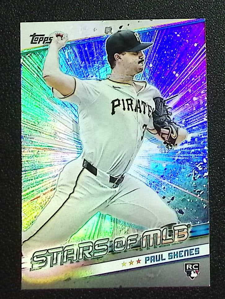 Paul Skenes Rookie Card Stars of MLB 2024 Topps #SMLB-64 Pittsburgh Pirates (1 of 2)