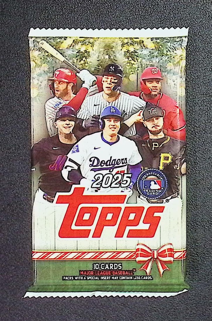 2025 Topps Baseball Holiday MEGA BOX PACK (1 of 1)
