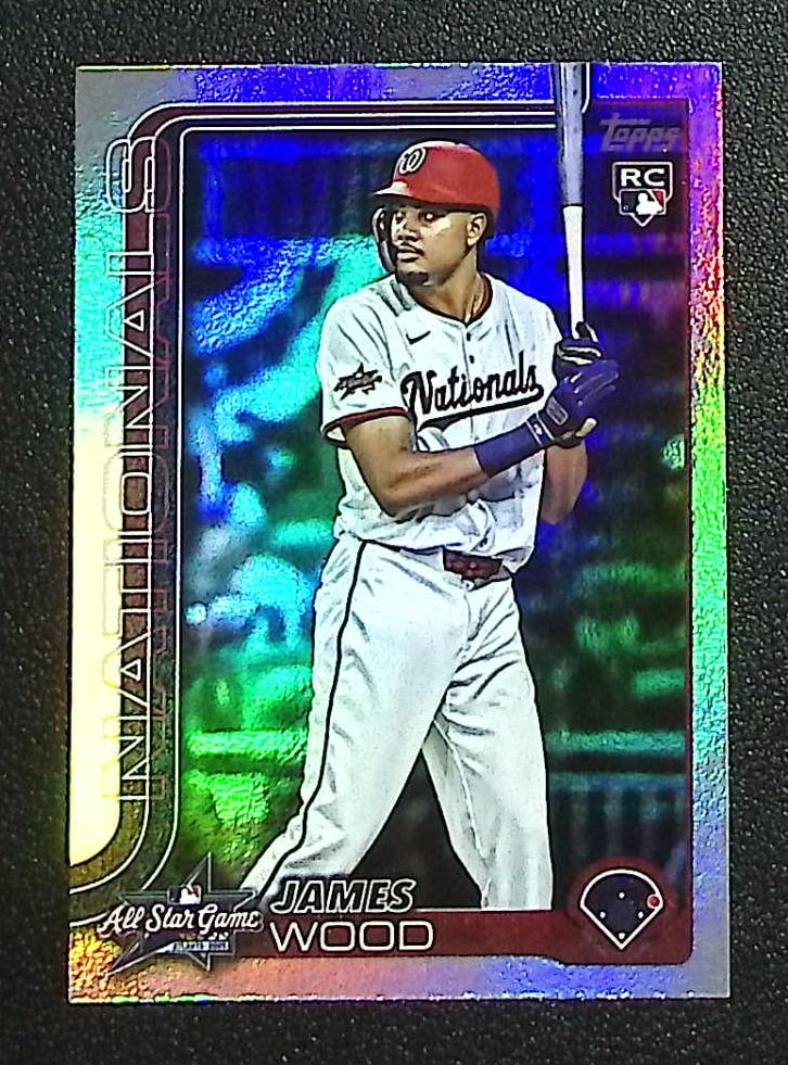 James Wood Rookie Card 2025 Topps Update #ASG-29 Washington Nationals (1 of 2)