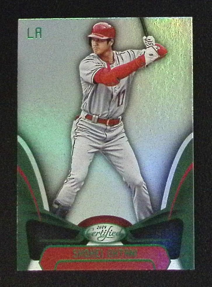 Shohei Ohtani Green 2019 Panini Certified #5 Angels, Dodgers: Panini Baseball MLB Trading & Sports Cards, Sports Cards for Sale Near Me, Prizm, Mosaic, Select, SP, SSP, Auction Memorabilia Lots for Sale On Line, World Series & Hall of Fame Players