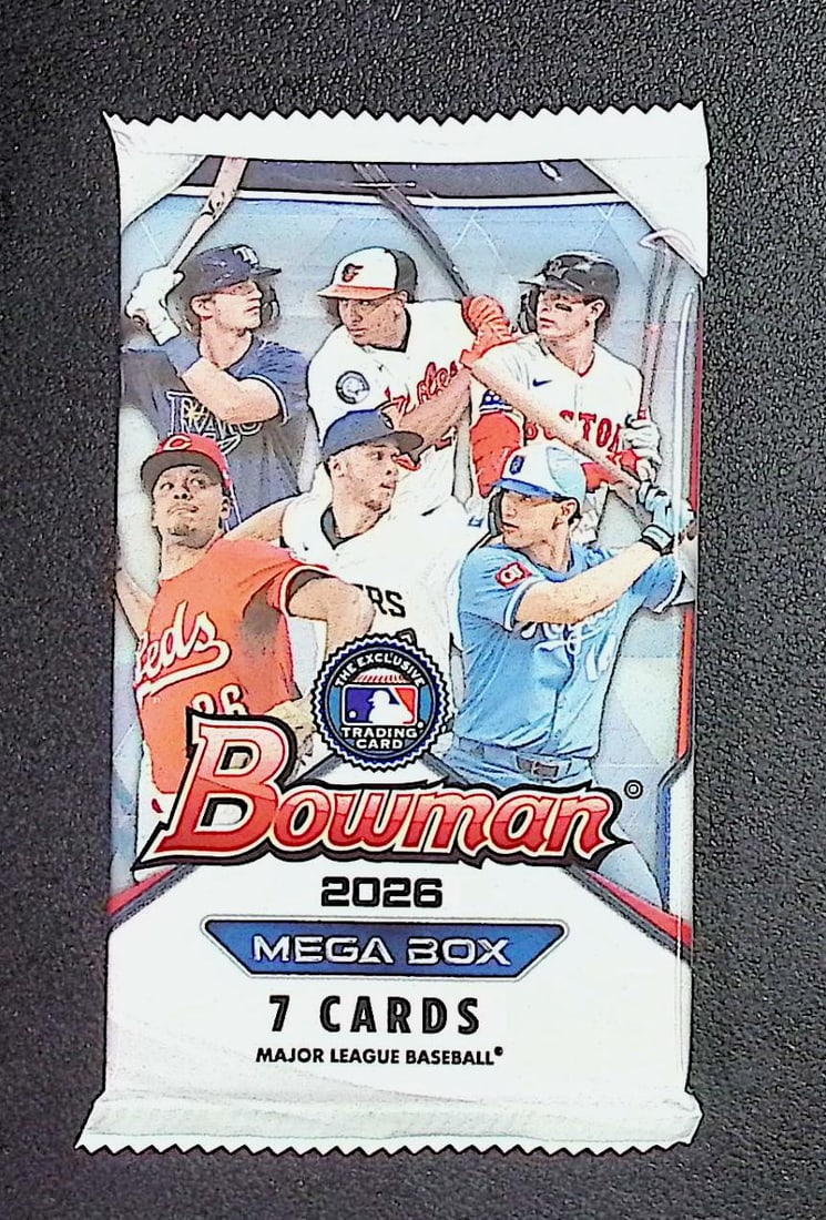 2026 Bowman Baseball Cards MEGA BOX PACK, Roman Anthony Rookie Card, Konnor Griffin Prospect (1 of 1)