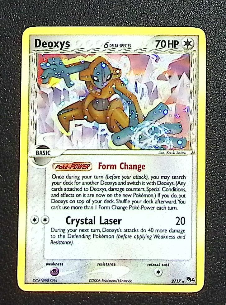 2006 Pokemon Delta Speices Deoxys Holo Rare #17 (1 of 2)