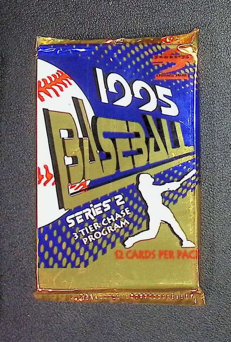 1995 Score Series 2 Vintage Baseball Cards Retail Box Pack, 3 Tier Chase Program (1 of 1)