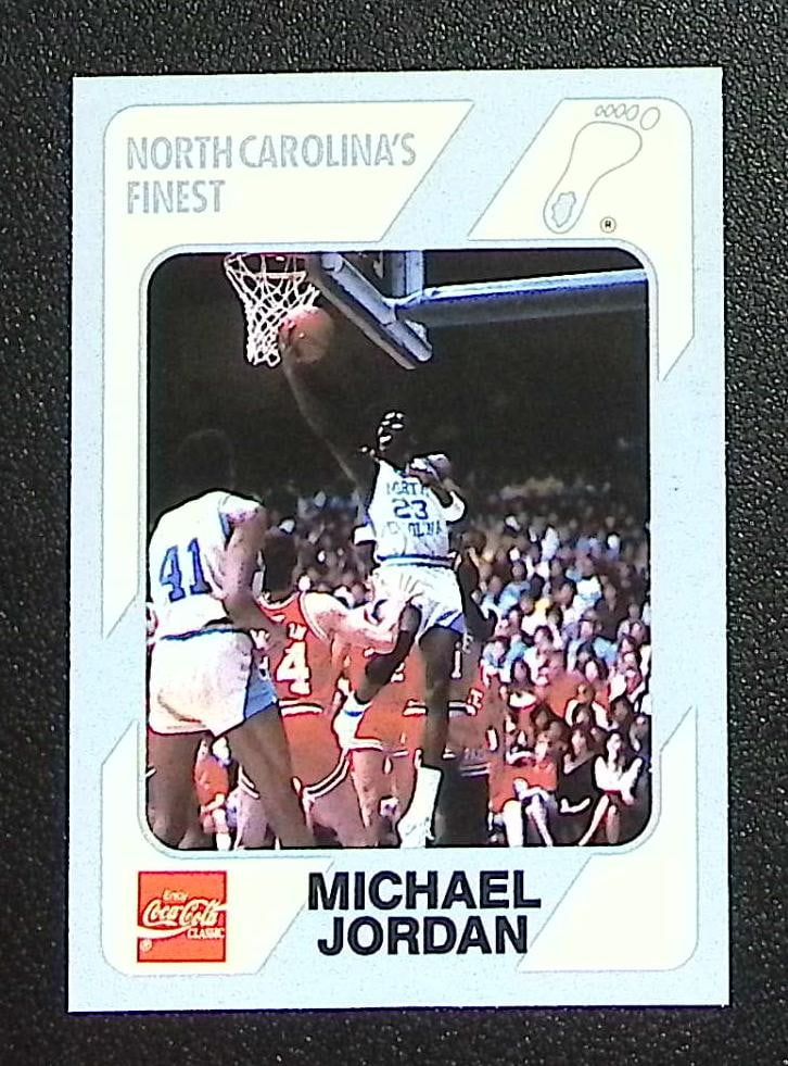 Michael Jordan 1989 Collegiate Collection #14 UNC Tarheels, Chicago Bulls (1 of 2)