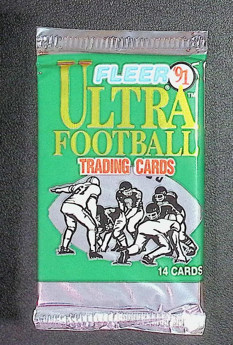 1991 Fleer Ultra Vintage Football Cards Retail Box Pack Sports Cards Rookie Cards (1 of 1)
