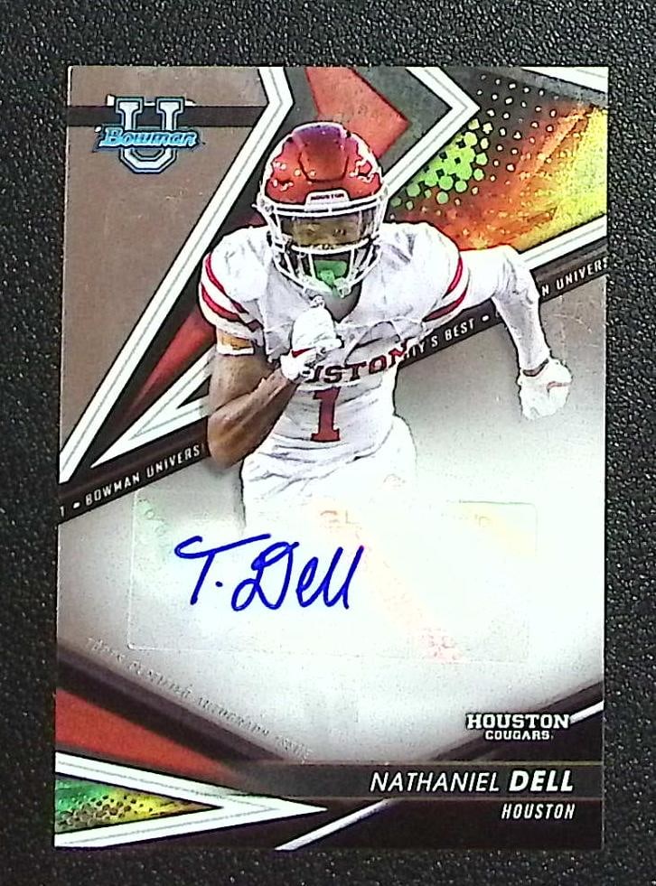 Tank Dell Auto 2022 Bowman U Chrome #BA-ND Houston Texans (1 of 2)