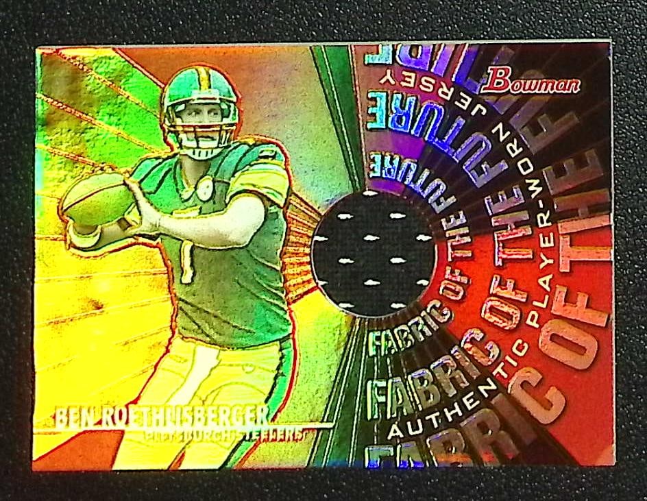 Ben Roethlisberger Rookie Patch 2004 Bowman #FF-BR Pittsburgh Steelers (1 of 2)