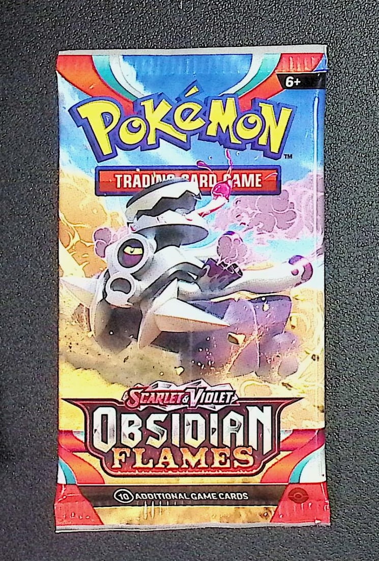2023 Pokemon Scarlet & Violet Obsidian Flames 10 Card Booster Pack TCG: Pokemon Trading Card Game Cards, Charizard, Pikachu, Mewto, EX, Referse Holo, Holo Rare Cards, Secret Rare Cards, Full Art Cards, Evee, 3 Stars Ultra Rare Cards, Double Rare, Illustration Rare, Specia