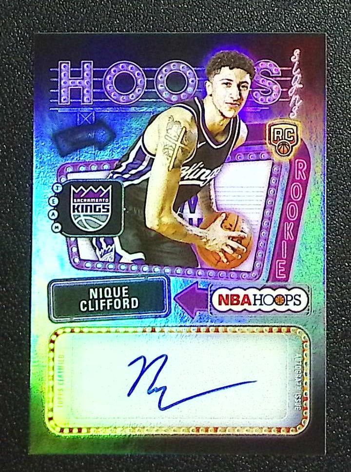 Nique Clifford Rookie Auto 2025-26 Topps NBA Hoops #HFS-NC (1 of 2)