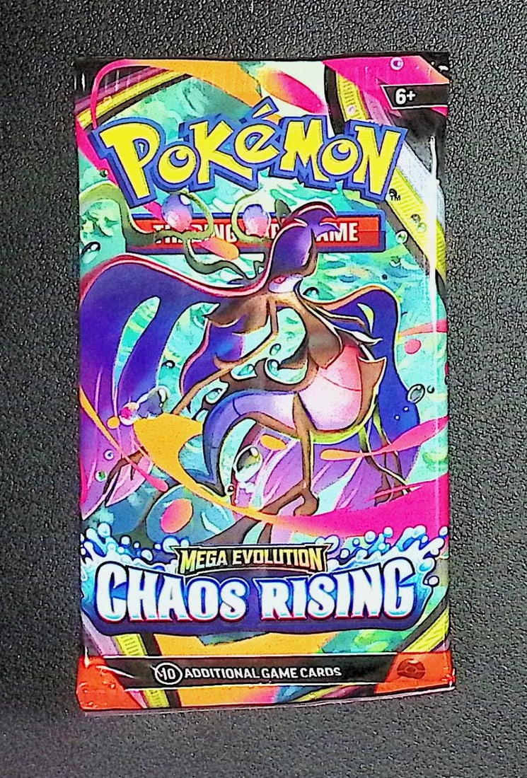 2026 Pokemon Chaos Rising 10 Card Booster Pack Charizard Pikachu Holo Rare Cards: Pokemon Trading Card Game Cards, Charizard, Pikachu, Mewto, EX, Referse Holo, Holo Rare Cards, Secret Rare Cards, Full Art Cards, Evee, 3 Stars Ultra Rare Cards, Double Rare, Illustration Rare, Specia