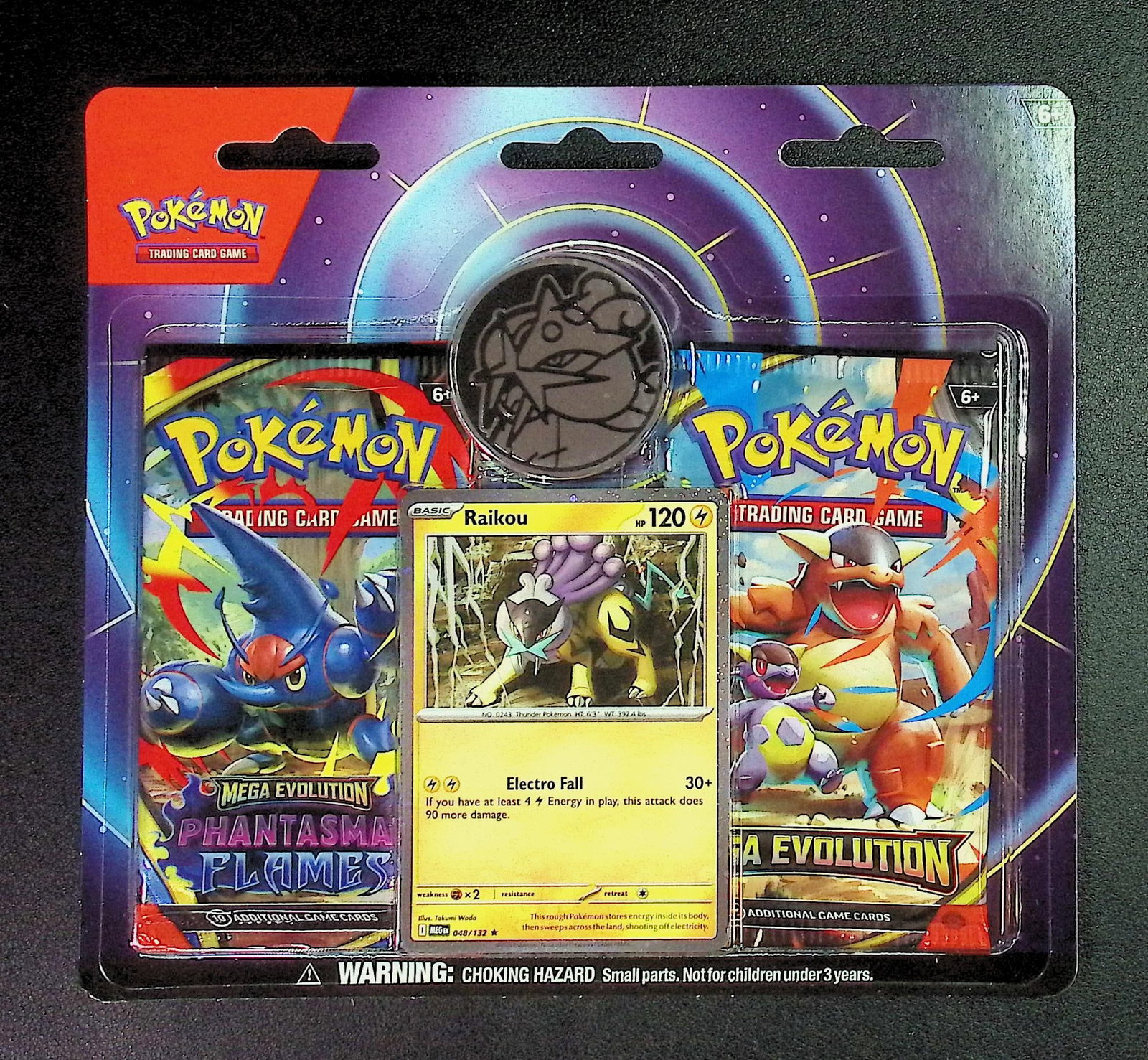 Pokemon Blister Booster Hanger: 1 - 2025 Pokemon Mega Evolutions & 1 - Phantasmal Flames: Pokemon Trading Card Game Cards, Charizard, Pikachu, Mewto, EX, Referse Holo, Holo Rare Cards, Secret Rare Cards, Full Art Cards, Evee, 3 Stars Ultra Rare Cards, Double Rare, Illustration Rare, Specia