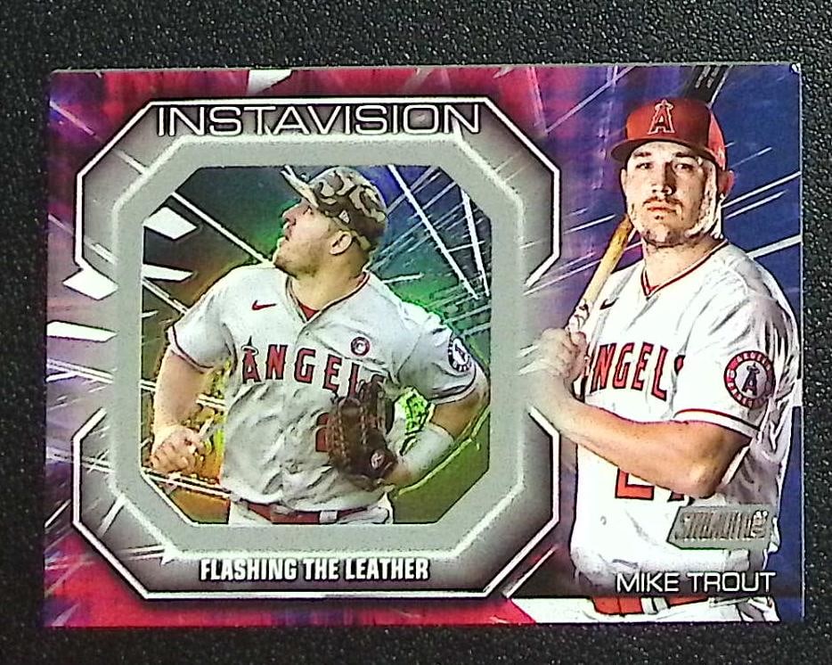 Mike Trout Instavision 2022 Topps Stadium Club #IV-MT Los Angels Angels (1 of 2)