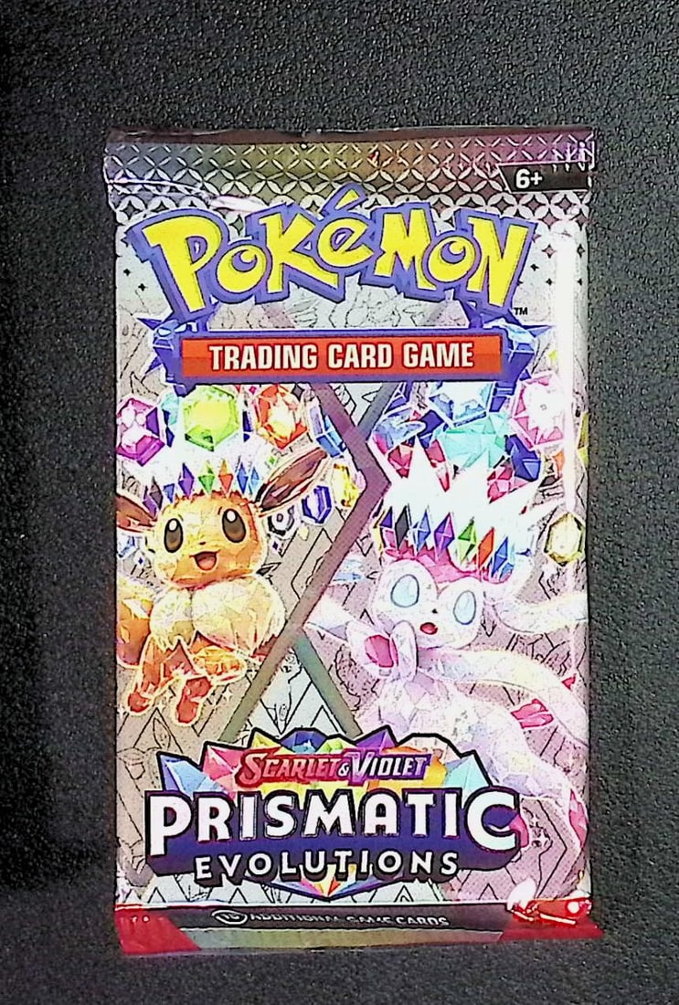 2025 Pokemon Scarlet & Violet Prismatic Evolutions 10 Card Booster Pack Charizard (1 of 1)