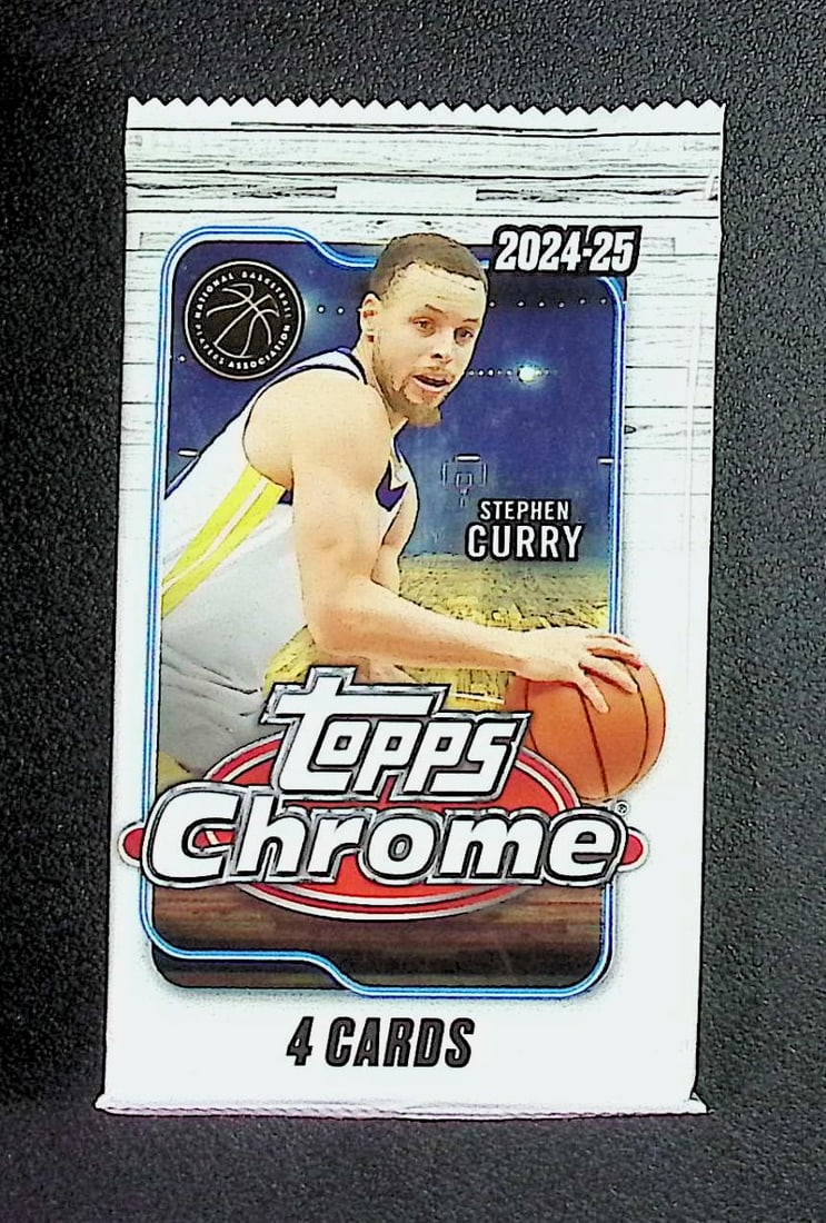 2024 Topps Chrome Basketball Cards BLASTER BOX PACK (1 of 1)