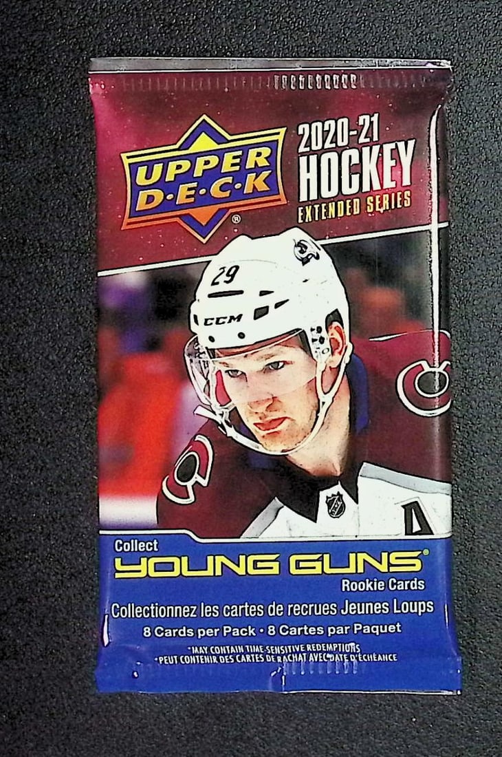 2020-21 Upper Deck Extended Series Hockey Card RETAIL BOX PACK Sports Cards (1 of 1)